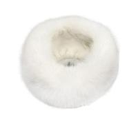 LOVIVER Fascia per capelli in pelliccia sintetica, fascia per capelli calda e morbida per il freddo invernale, da indossare tutti i giorni all'aperto, Bianco