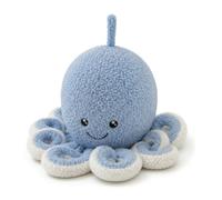 LOVIVER Fermaporta Peluche Fermaporta Tessile Fermaporta Fermaporta Decorativo con Design Fiabesco a Tentacolata E Base Ampia Stabile Aiuta a Mantenere La, Azzurro