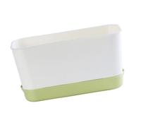 LOVIVER Fioriera da finestre Fiore Rettangolare pentola di Giardinaggio degli Appassionati rettanti per Verdure coltivano Contenitore per Il Cortile del Patio, Verde, S