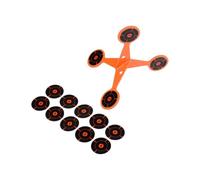 LOVIVER Flip Roller Target con Carte di Puntamento per Allenamento Competitivo, Sviluppo delle Abilità, Rotolamento Dinamico dell'Acciaio Legato, 2mm
