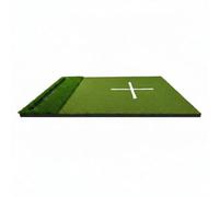 LOVIVER Golf Swing Training Pad Tappetino Golf Allenamento Pratica Battuta Tavola Base Rettangolare Segni Allineamento Canale Posizionamento Palle Spazio