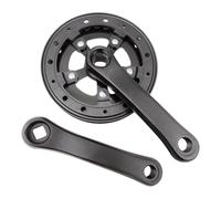 LOVIVER Guarnitura per Bicicletta, Set di pedivelle di Ricambio, Robusta Copertura Protettiva per Catena, Facile da installare, Protezione per Catena per, 28t 127mm