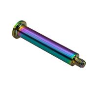 LOVIVER Guida per tendicatena per Bicicletta, Sostituzione dell'albero della Ruota, Vite in Lega, Parti della pressa per Catena, componente, 8 Mm X 46.5 Mm