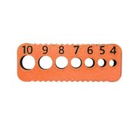 LOVIVER Guida per trapano, dima per trapano, ricambio, precisione, portatile, 7 misure, accessorio, strumento portatile per giunti di lavorazione del legno