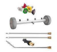 LOVIVER Idropulitrice per la Pulizia del sottoscocca, detergente per la Pulizia del sottoscocca dell'auto, spruzzatore per impieghi gravosi per Veicoli, Ruote Grigie