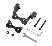 LOVIVER Kit Accessorio Stabilizzatore per Monopattino con Ruote di Supporto Telaio in Acciaio Carbonio Staffe di Fissaggio Metalliche Viti di Regolazione Adatto per Principianti E Neofiti
