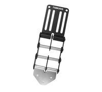 LOVIVER Kit di conversione per fibbia per cintura portautensili, attacco per cintura, catena flessibile e robusta, larghezza 53 mm, Nero