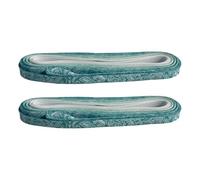 LOVIVER Lacci per Pattinaggio Artistico, Lacci Multiuso Portatili da 118,11 Pollici per Hockey, per Scarpe per Sport all'aperto e di Allenamento, Verde
