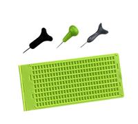 LOVIVER Lavagnetta Braille Lavagnetta Braille e kit stilo per principianti Portatile Robusto con 3 stilo Tastiera