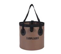 LOVIVER Lavandino Pieghevole da Esterno, Leggero, Portatile, per Campeggio, Contenitore per l'acqua, per Escursionismo, bucato, Pesca, Marrone, 10 Litri