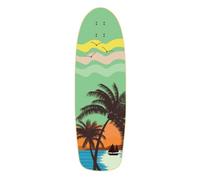 LOVIVER Maple Skateboard Deck Tavola Skate Tavola Cruiser Deck Street Piattaforma Skateboard Costruzione a Sette Strati in Acero Design Maneggevole per Curve, Palma Da Cocco