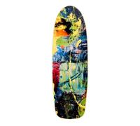 LOVIVER Maple Skateboard Deck Tavola Skate Tavola Cruiser Deck Street Piattaforma Skateboard Costruzione a Sette Strati in Acero Design Maneggevole per Curve, Pittura A Olio
