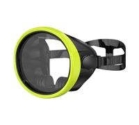LOVIVER Maschera Subacquea Occhiali da Immersione Snorkeling Visiera a Viso Intero Vetro Temperato Antigraffio Tenuta Sicura Silicone Morbido Fascia , Verde E Nero