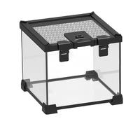 LOVIVER Mini terrario per rettili, piccoli anfibi, gabbia habitat in vetro, terrario per rettili, scatola di riproduzione per gechi grillo