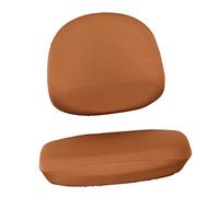 LOVIVER Morbida per seggiola da Ufficio con Rivestimento Girevole, caffè