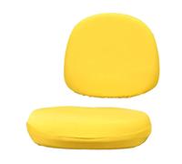 LOVIVER Morbida per seggiola da Ufficio con Rivestimento Girevole, Giallo