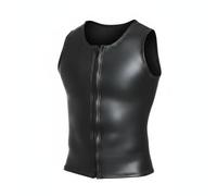 LOVIVER Muta Subacquea Uomo Muta Uomo Muta Sub Muta Neoprene Senza Maniche 2 Mm Termica Confortevole Aderente per Surf Nuoto Triathlon Adatta per Attività, Nero, M