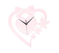 LOVIVER Orologio Ornamentale Da Appendere, Moderno, Decorazione per, Decorazione Da Parete per Sala Da Pranzo, Camera Da Letto, Cucina, Rosa