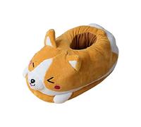 LOVIVER Pantofole per cani cartoni animati, suola calda antiscivolo morbida termica confortevole, taglia da 35 a 41, scarpe per la casa in peluche per adulti