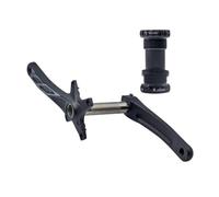 LOVIVER Pedivella Bicicletta Monopezzo in Alluminio Cavo con Attacco Standard per Pedali /16 E Lunghezza o 170mm per Bici da E