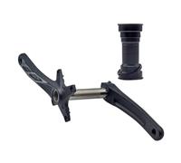 LOVIVER Pedivella Bicicletta Monopezzo in Alluminio Cavo con Attacco Standard per Pedali /16 E Lunghezza o 170mm per Bici da E