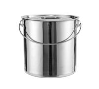 LOVIVER Pentola in Acciaio Inox con Coperchio, Facile Da Pulire, Secchio per Olio, Pentola per Acqua, Pentola per Conserve, Pentola per Pasta, per Uso Domesti, 2 Litri