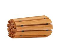 LOVIVER Percorso da Giardino in Legno (Largo 42 cm), Percorso Curvo Portatile per Esterni, per Eventi, Spiaggia, Prato, Spazio Esterno, Cortile