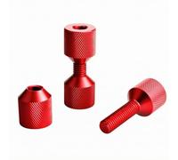 LOVIVER Perno di Allineamento per Flange | Preciso, Perno di Allineamento in Alluminio, che fa Risparmiare Tempo, per Montaggio Meccanico, Fabbricazione, Rosso