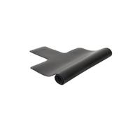 LOVIVER Pilates Tappetino Reformer Cuscino Pad Mat Antiscivolo Comfort Realizzato con PU E Gomma Adatto per Pilates Esercizi a Tappeto Allenamento Fitness, Nero, 57CM 97CM 4.5MM