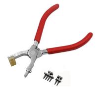 LOVIVER Pinza Punzonatrice per Cuoio con Testine Intercambiabili E Apertura Automatica per Praticare Fori in Cinture E Accessori in Pelle Adatta per Hobby Creativi, style to 2