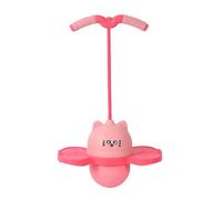 LOVIVER Pogo Ball per Bambini, Giocattolo per l'equilibrio Migliorato con Luce, per Ragazzi e Ragazze, migliora l'equilibrio e la coordinazione, Rosa
