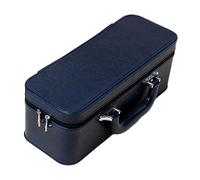 LOVIVER Porta del Bracciale Home Un Portafoglio di Grandi Dimensioni Donne Bangole Organizzatore di Gioielli per Il Cambio da Viaggio per l'impegno, Blu
