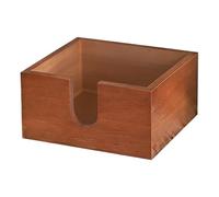 LOVIVER Porta tovaglioli da tavolo multifunzionale in legno, porta note adesive, dispenser per tovaglioli da tavolo per la decorazione del bancone della