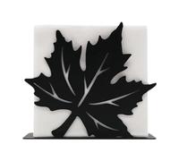 LOVIVER Porta tovaglioli da tavolo, porta carta da appoggio, dispenser in ferro, tovaglioli in metallo per sala da pranzo, feste, decorazione nera, Style C