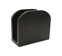 LOVIVER Porta tovaglioli in legno, dispenser per tovaglioli, decorazione rustica per la casa, verticale, per tavolo da pranzo, piano di lavoro, decorazione, Colore Legno di Noce