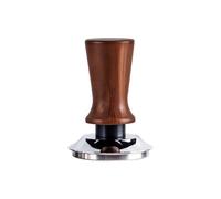 LOVIVER Pressino con Molla Uniforme, Pressino Per Caffè Con Base Filettata, Manico In Legno E Struttura In Acciaio Inossidabile 304, 51