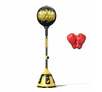LOVIVER Punching Ball da Terra Regolabile in Altezza Palla da Pugilato con Base A Resistenza Speed Bag per Appassionati di Fitness, Casa