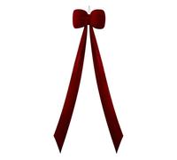 LOVIVER Puntale per albero di Natale, versatile, 59 pollici, in flanella, con fiocco, decorazione natalizia, sfondo per matrimoni, pareti, festival, Chiaretto