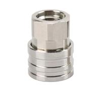 LOVIVER Raccordo a innesto rapido da 1/4", Adattatore per idropulitrice in Acciaio Inossidabile per Tubi Flessibili e Pompe, Filo Femminile