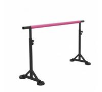 LOVIVER Sbarra Danza Bambini Sbarra Allenamento Barra Ginnastica Balletto con Altezza Regolabile E Presa Schiuma, Barra Da Ballo Singola Mobile Da 1.5 Metri Con Ventose A Fibbia E Supporto Da 59 Cm