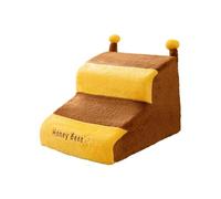 LOVIVER Scale per cani Scale per cani Rampa per cani Scaletta Copertura staccabile Robusta rampa per cuccioli resistente ai graffi Cartone animato multiuso, 2° passo