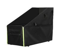 LOVIVER Scatola portaoggetti Pieghevole per Bici, Accessori per Organizer, Borsa Protettiva Professionale Antipolvere per Il Trasporto di Bici, Scatola, Black S with Wheel