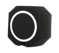 LOVIVER Schermo per Microfono Fonoassorbente Spugna Acustica Filtro Acustico Portatile Copertura in Schiuma Schermo per Microfono per Esibizioni All'aperto in, Aprire