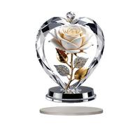 LOVIVER Segno Acrilico di Fiori 2D con Opera di Ornamento per Fiori di fioritura del Tavolo Attraente per Decorazioni per mobili da scaffale, Style a