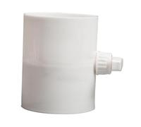 LOVIVER Serranda di volume manuale del condotto, valvola di regolazione in PVC, serranda antiriflusso, diramazione del condotto dell'aria, Diametro Interno 150 Mm