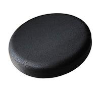 LOVIVER Sgabello Cuscino da Seduta Cuscino Bar Sgabello Cuscino Rotondo Antiscivolo con Fascia Elastica, Nero_35x10cm