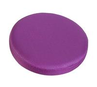 LOVIVER Sgabello Cuscino da Seduta Cuscino Bar Sgabello Cuscino Rotondo Cuscino Antiscivolo con Fascia Elastica, Viola_33x10cm