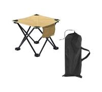 LOVIVER Sgabello Pieghevole per attività All'Aperto, Sedia Portatile per Picnic, Poggiapiedi E Campeggio, XL