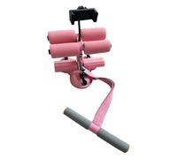 LOVIVER Sit up Bar Ab Workout Esercizio Portatile per Il Core, Ventose Ab Train Dispositivo di Assistenza up Bar per Palestra, Fitness, Interni, Rosa