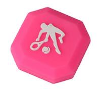 LOVIVER Smorzatore di Vibrazioni per Racchetta da Tennis, smorzatore di Vibrazioni per Un Migliore Controllo, Ornamento, Gioco, Giocatore, Evita Vibrazioni, Rosa Rossa